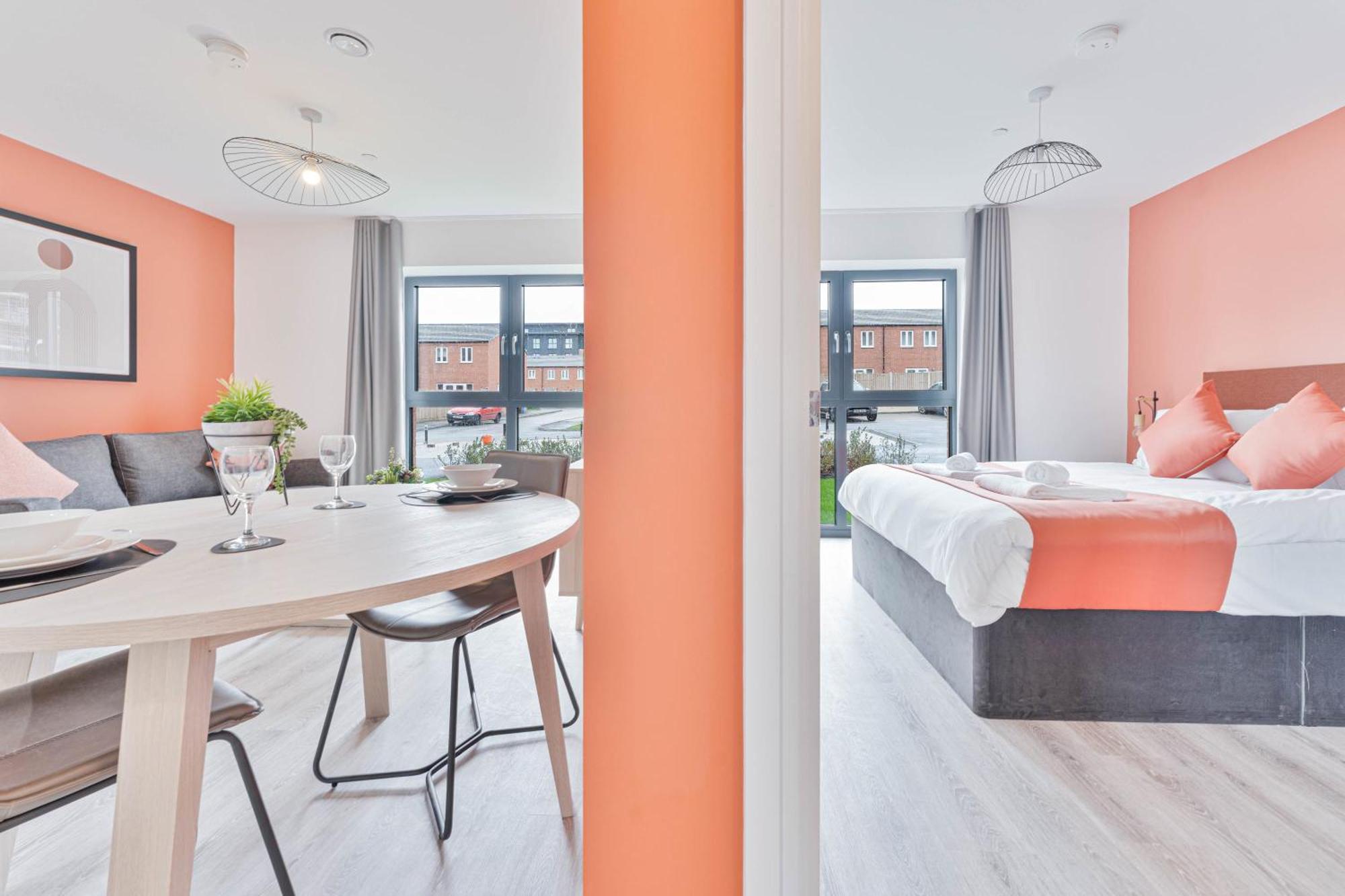 Stayzeni, Hardwick House Derby 1 Bed Apartment Exteriör bild
